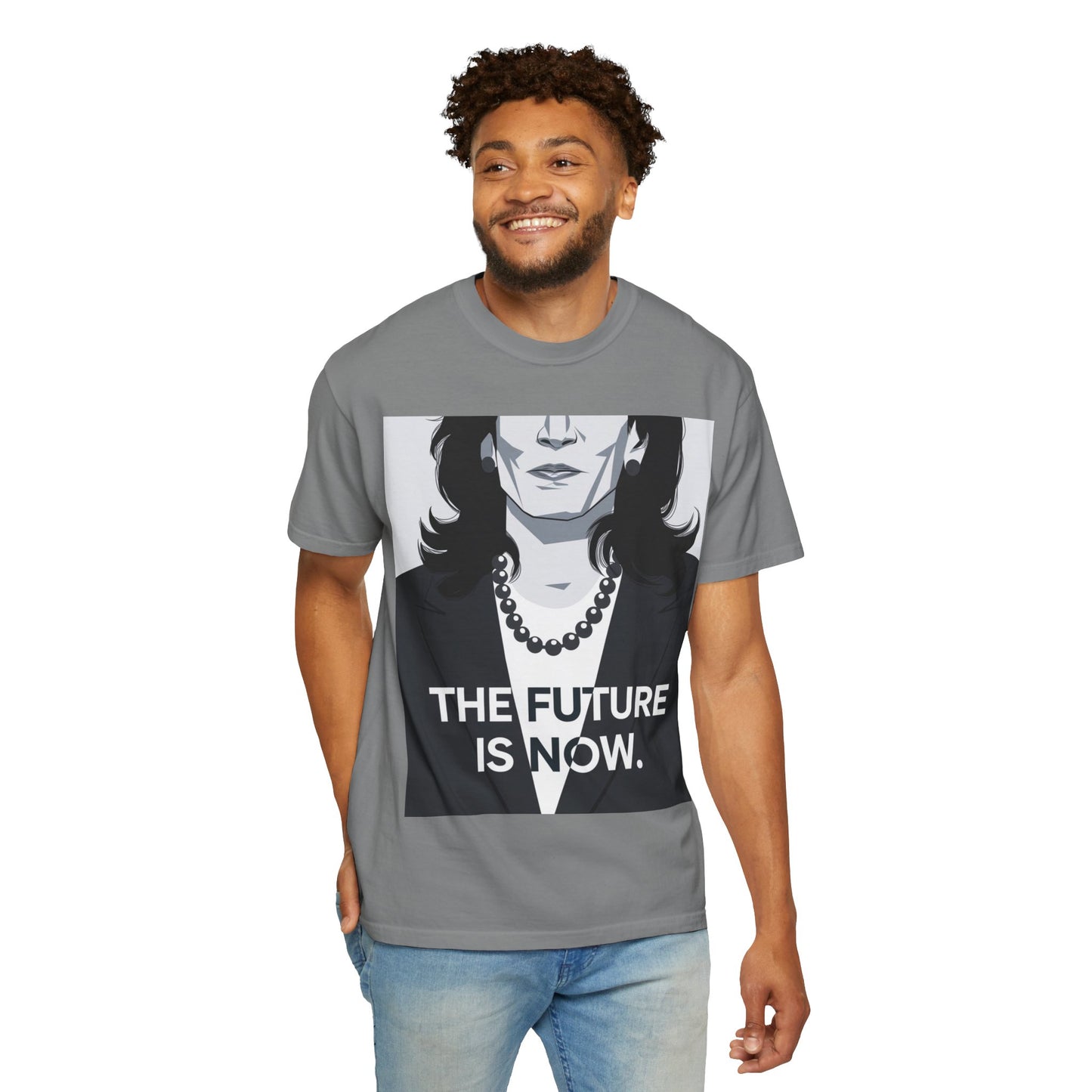 kamala harris t shirt 2024 | Unisex Garment-Dyed T-shirt | TeeEyes.com - TeeEyes