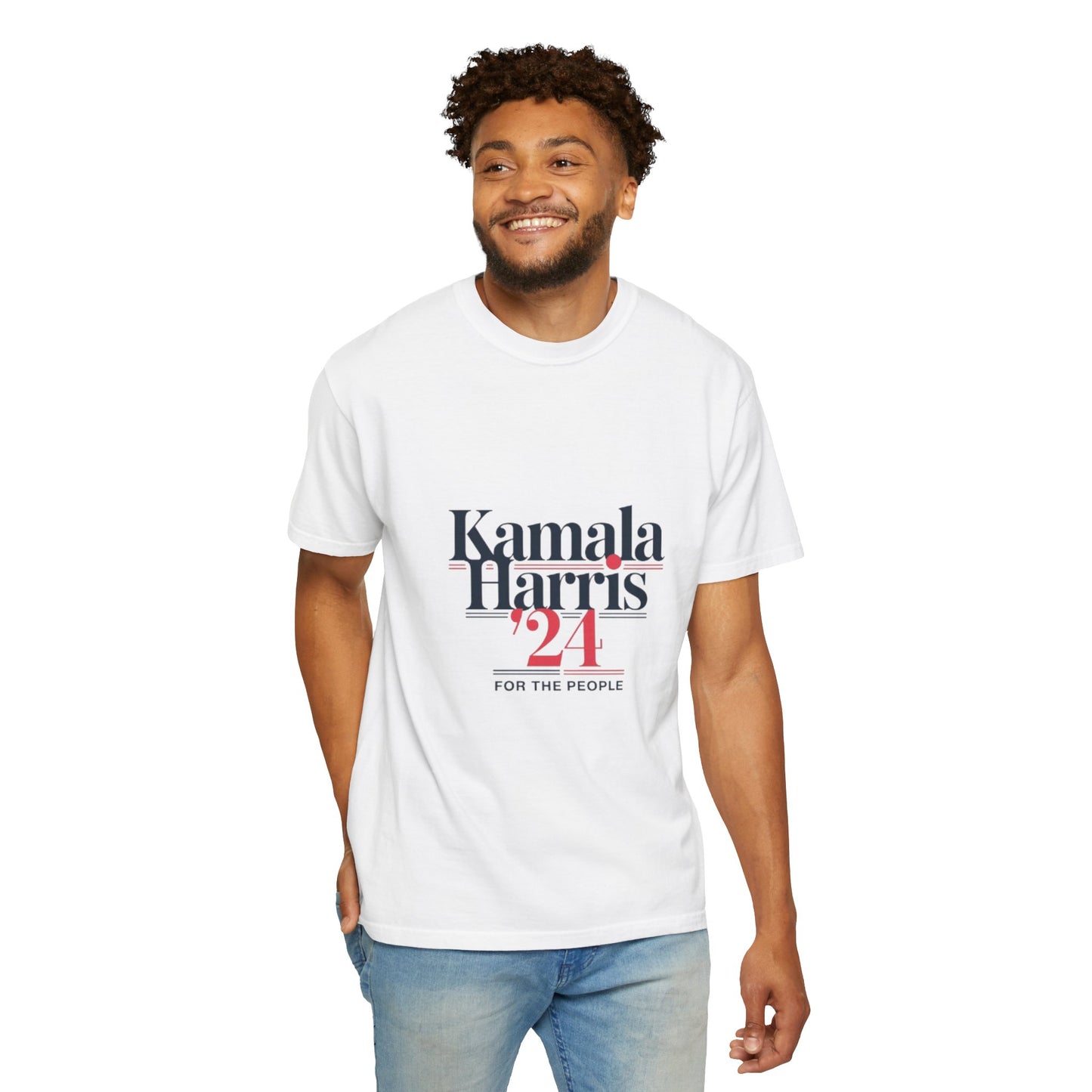 Kamala Harris 2024 T-Shirt 'For The People' Unisex T-Shirt – Madam President Design | TeeEyes - TeeEyes