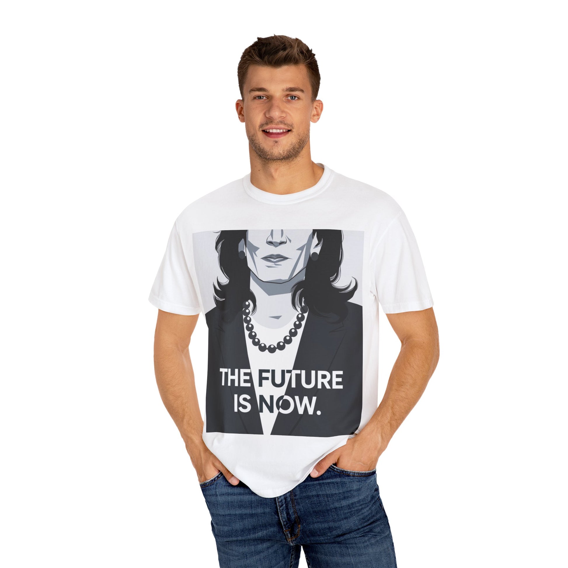 kamala harris t shirt 2024 | Unisex Garment-Dyed T-shirt | TeeEyes.com - TeeEyes