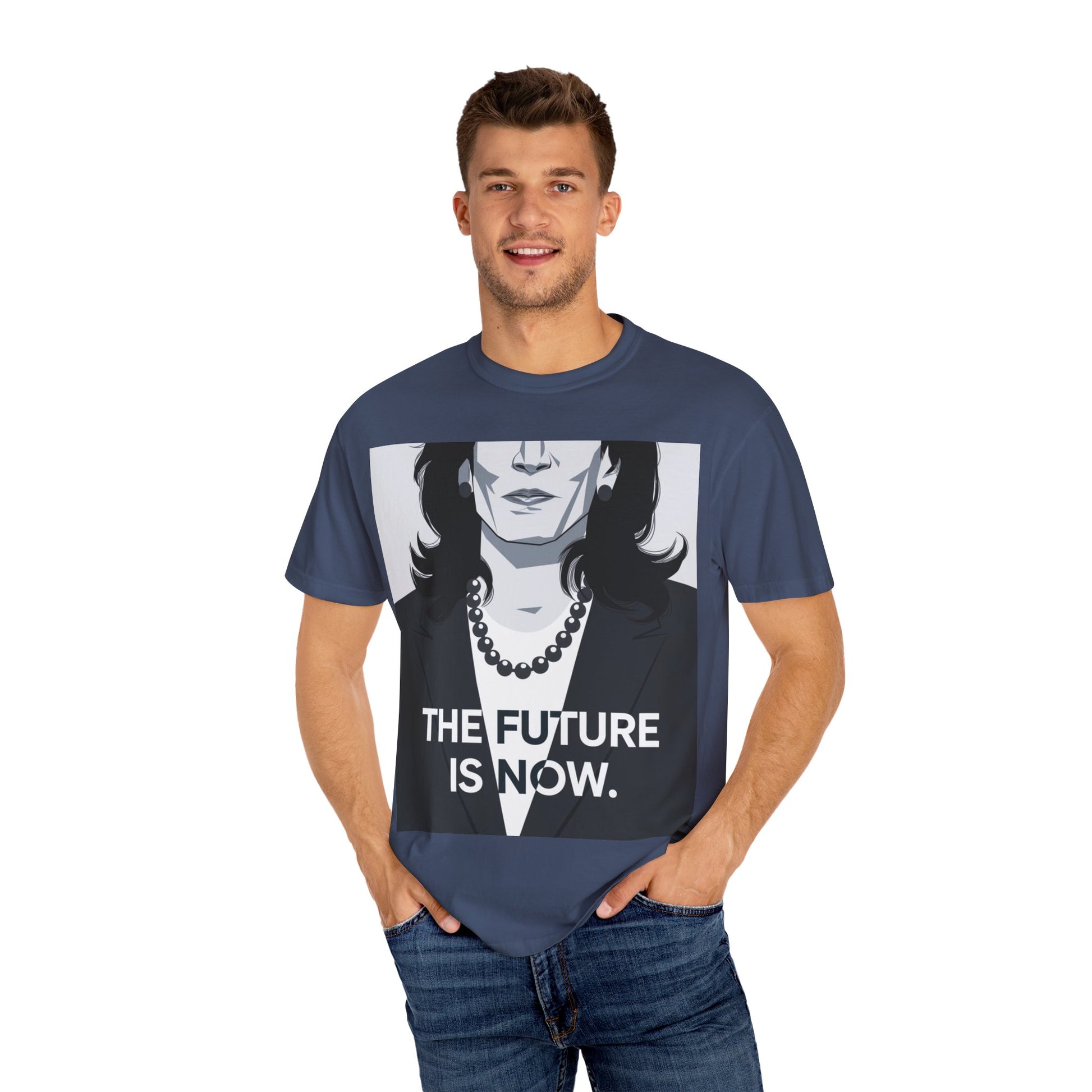 kamala harris t shirt 2024 | Unisex Garment-Dyed T-shirt | TeeEyes.com - TeeEyes