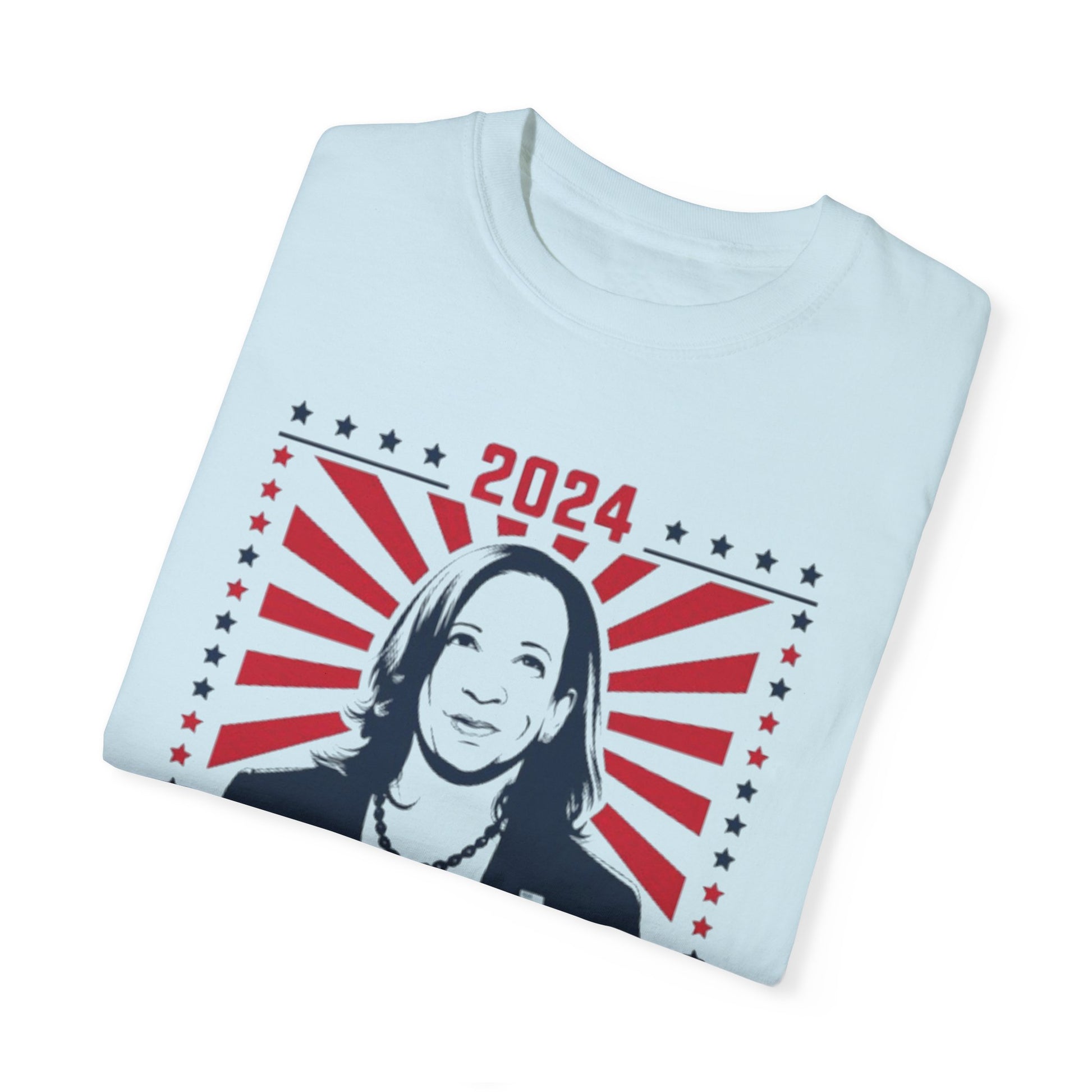 Kamala Harris 2024 Shirt 'Let's Finish the Job' Unisex T-Shirt | TeeEyes.com - TeeEyes