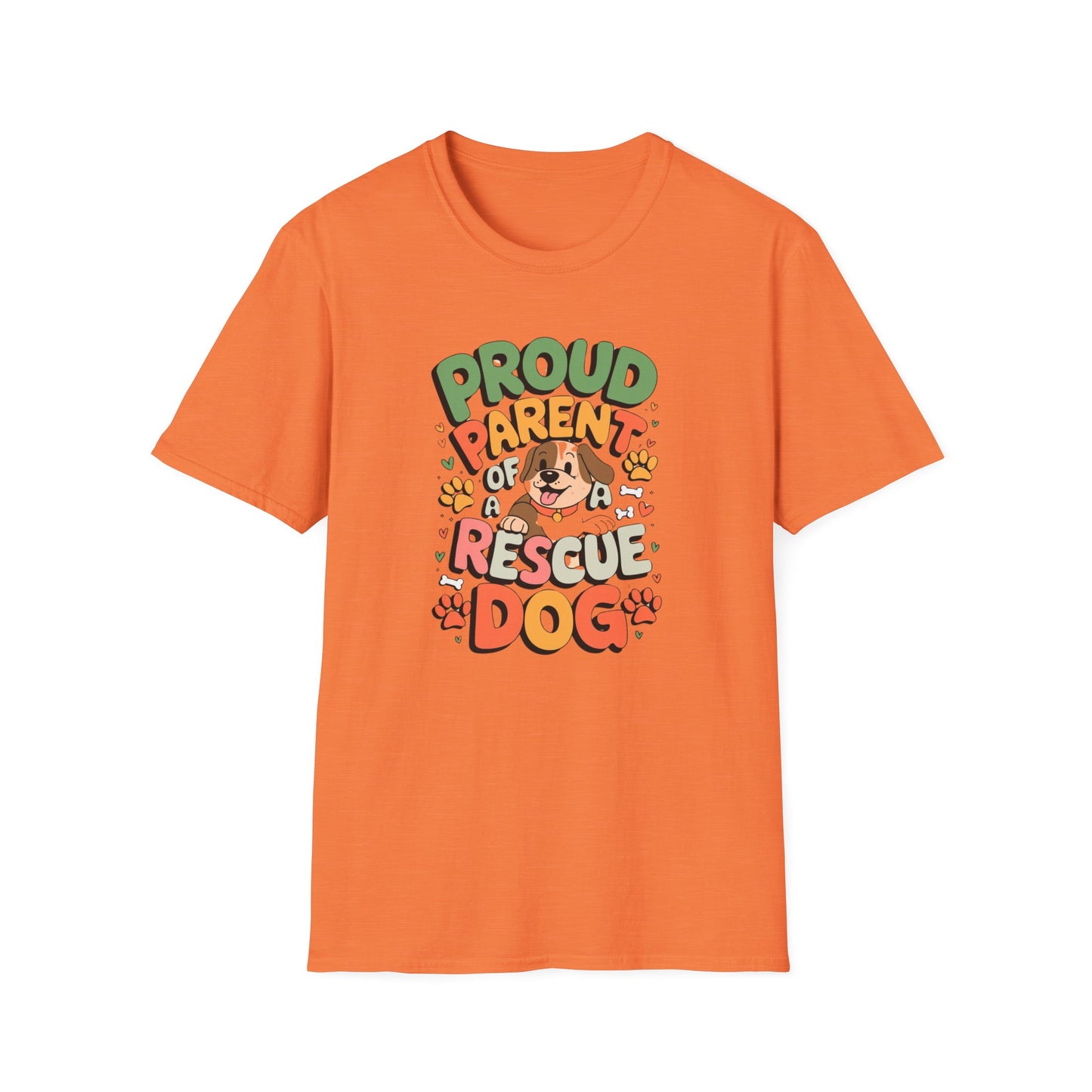 Rescue Dog T-Shirt Printify