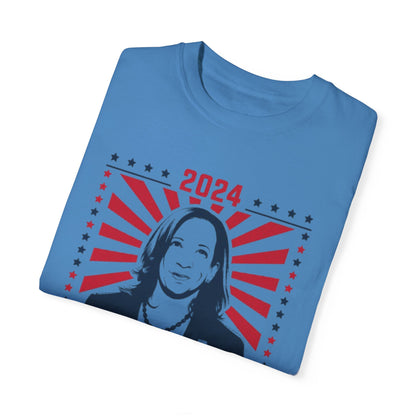 Kamala Harris 2024 Shirt 'Let's Finish the Job' Unisex T-Shirt | TeeEyes.com - TeeEyes