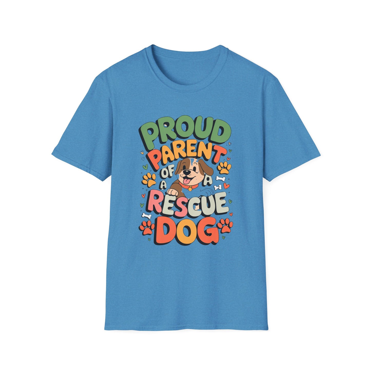 Rescue Dog T-Shirt Printify