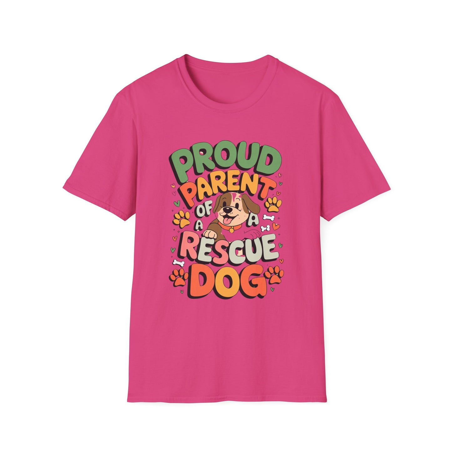 Rescue Dog T-Shirt Printify