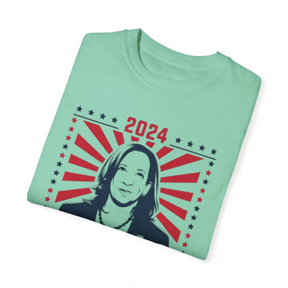 Kamala Harris 2024 Shirt 'Let's Finish the Job' Unisex T-Shirt | TeeEyes.com - TeeEyes