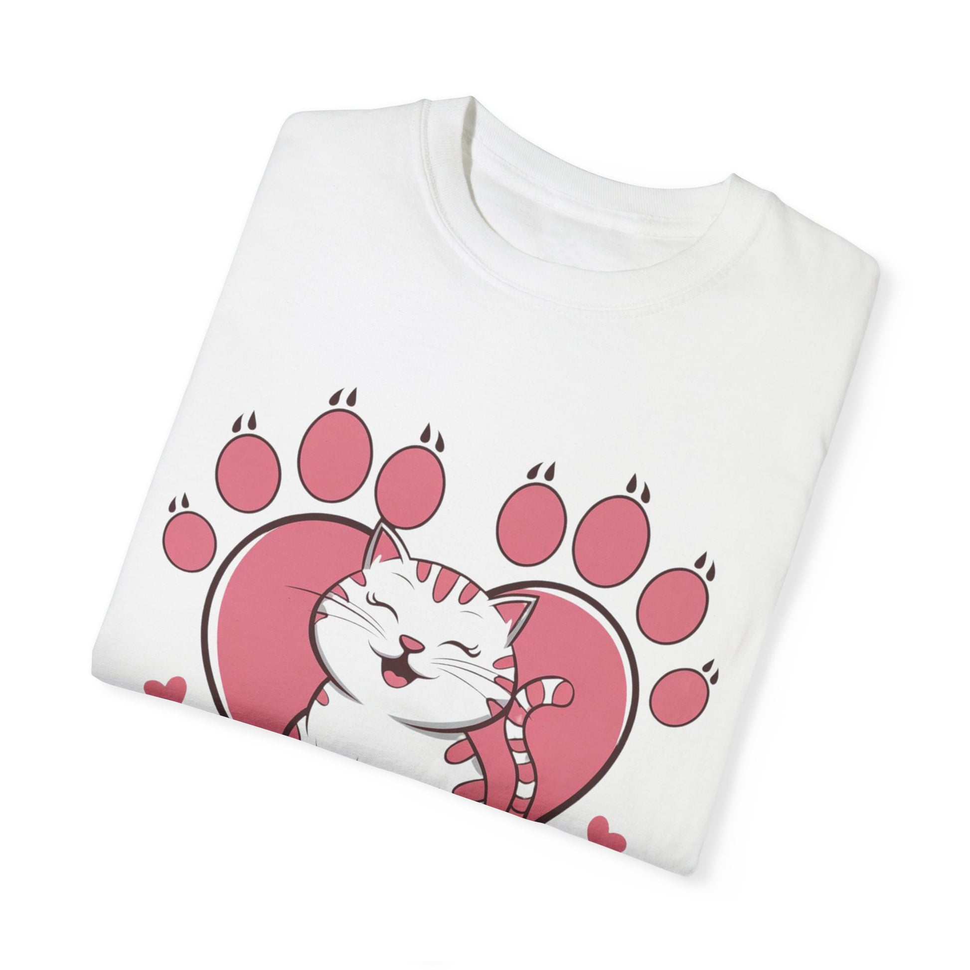 Cat Lover Unisex T-Shirt - Home is Where the Cat Is Printify