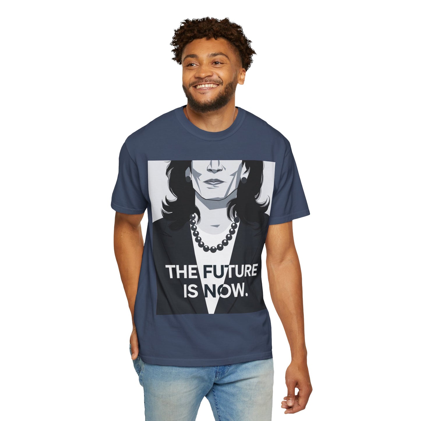 kamala harris t shirt 2024 | Unisex Garment-Dyed T-shirt | TeeEyes.com - TeeEyes