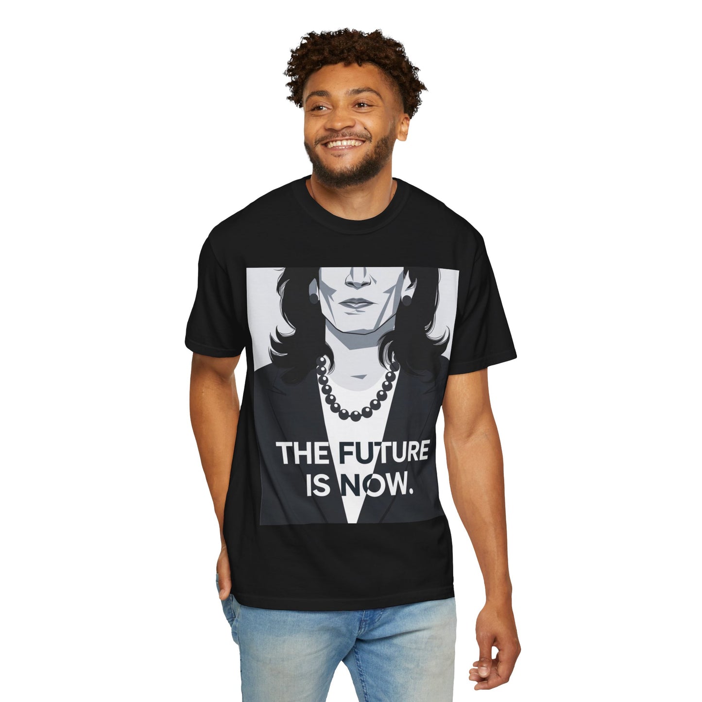 kamala harris t shirt 2024 | Unisex Garment-Dyed T-shirt | TeeEyes.com - TeeEyes