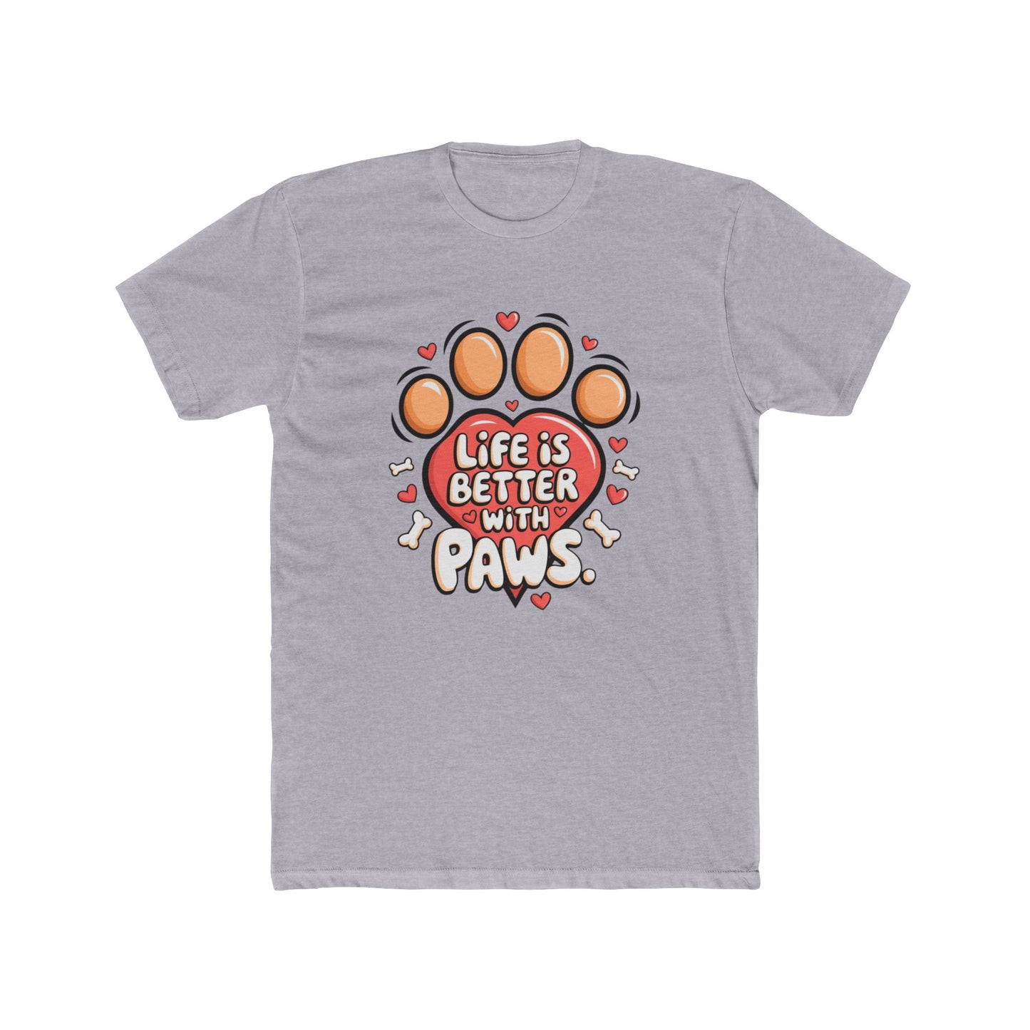 Dog Lover Unisex Tee - Life is Better with Paws Printify