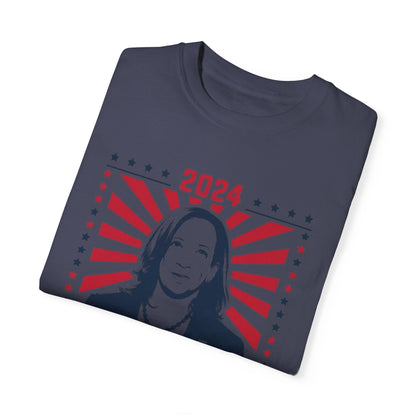 Kamala Harris 2024 Shirt 'Let's Finish the Job' Unisex T-Shirt | TeeEyes.com - TeeEyes