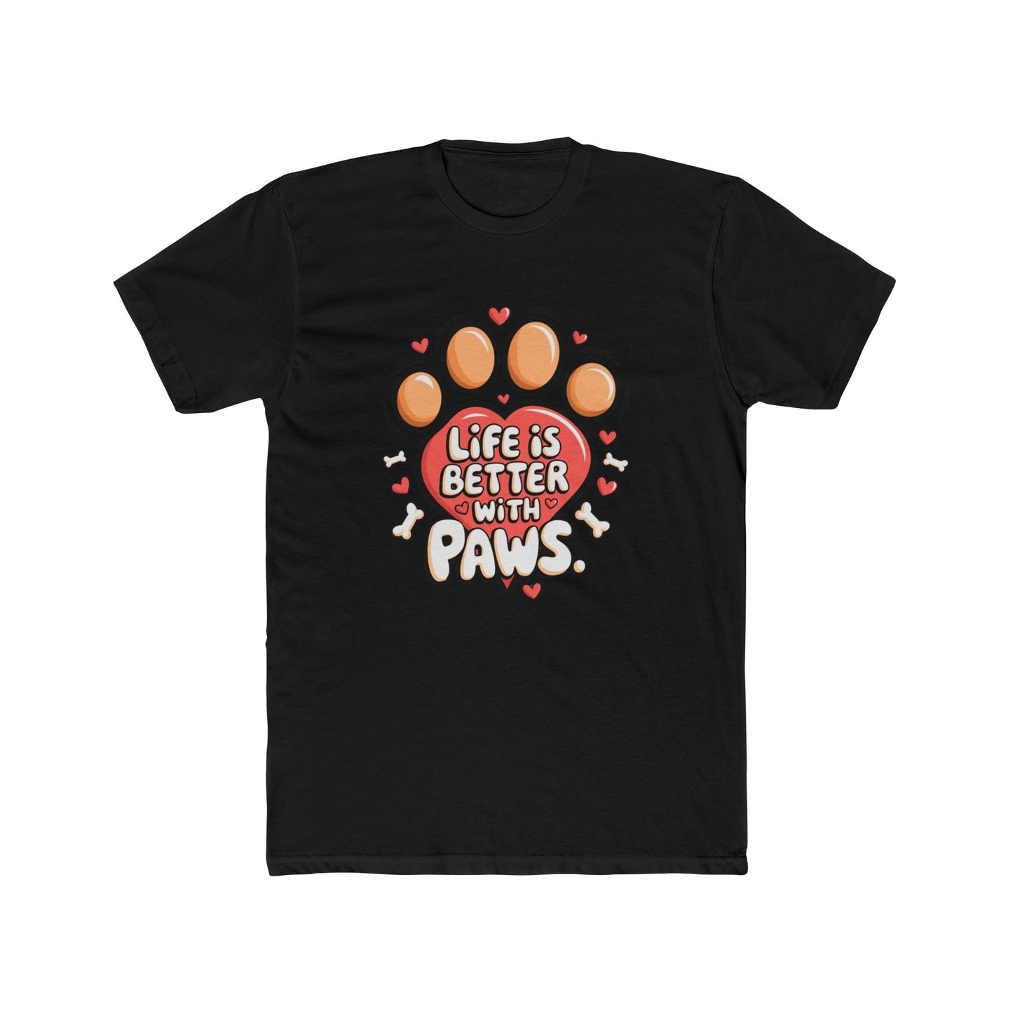 Dog Lover Unisex Tee - Life is Better with Paws Printify