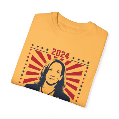 Kamala Harris 2024 Shirt 'Let's Finish the Job' Unisex T-Shirt | TeeEyes.com - TeeEyes