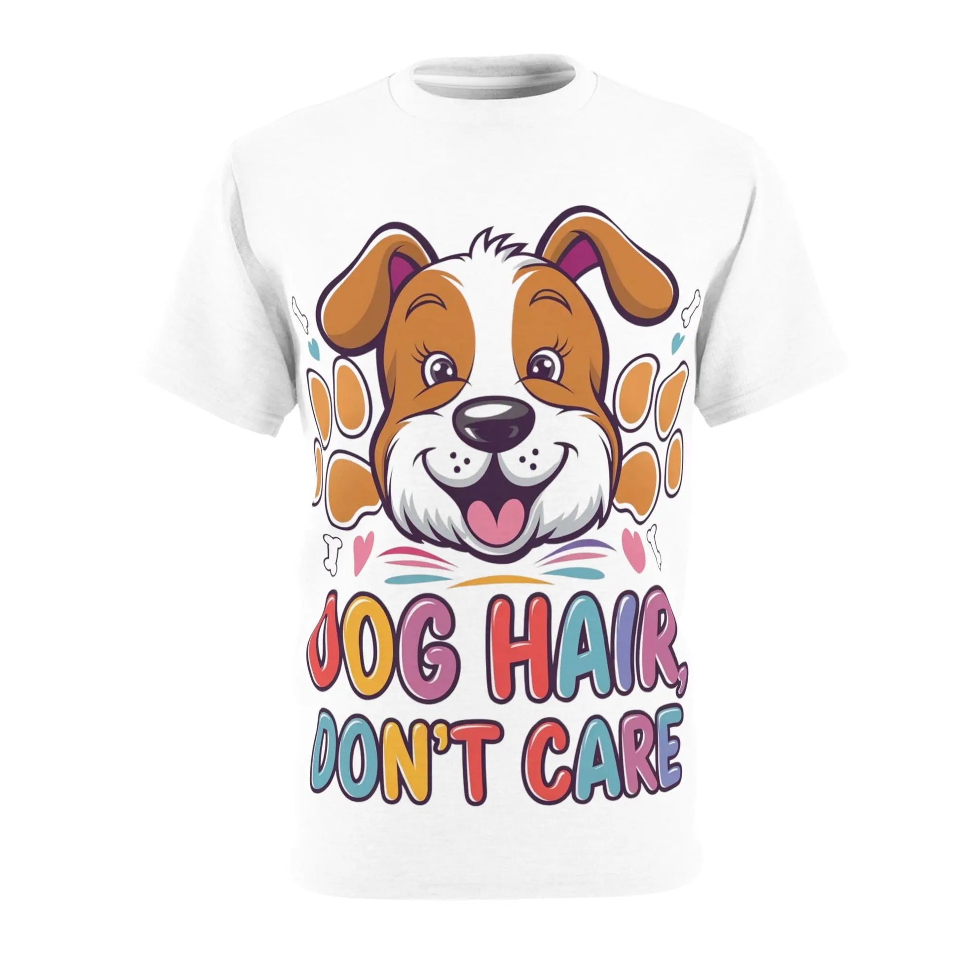 Dog Lover Unisex T-Shirt - 'Dog Hair, Don't Care' - Fun Pet Graphic Tee Printify