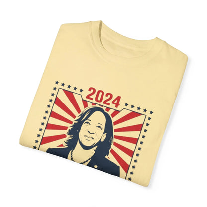 Kamala Harris T-Shirt 2024 'Let's Finish the Job' Unisex | TeeEyes.com Printify